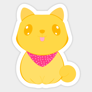 Mochi the Shiba Sticker